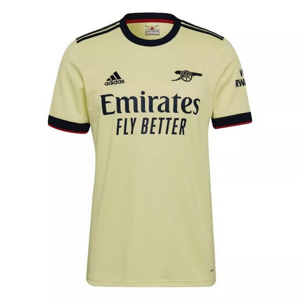 Tailandia Camiseta Arsenal Replica Segunda Ropa 2021/22 Amarillo